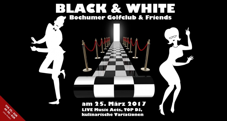 Black & white Party am 25. März