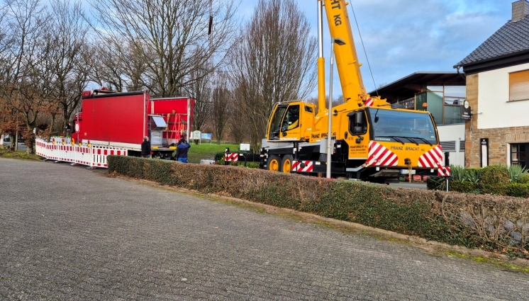 Lüftungskompressor kommt per Luftfracht