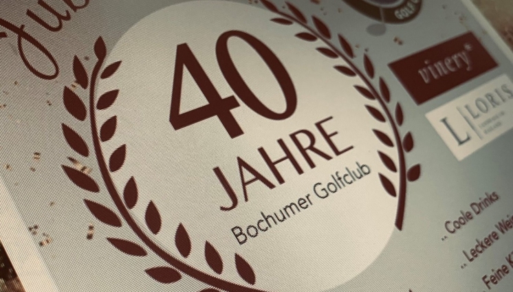 Jubiläum - 40 Jahre Bochumer Golfclub e.V.